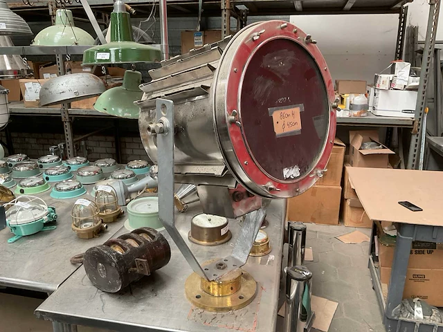 Vintage marine flood light - afbeelding 3 van  6
