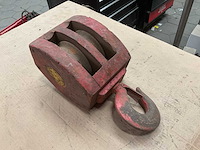 Vintage marine katrolblok - afbeelding 1 van  4