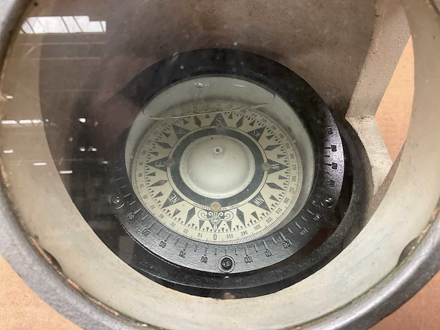 Vintage marine kompas - afbeelding 5 van  6