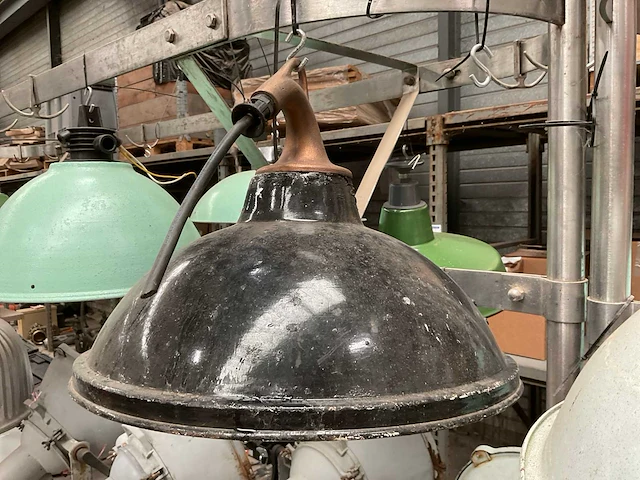 Vintage marine lamp - afbeelding 2 van  3