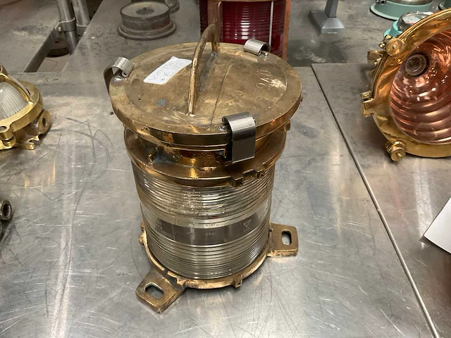 Vintage marine lamp - afbeelding 3 van  3