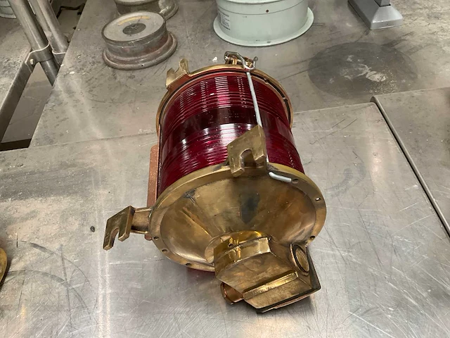 Vintage marine lamp - afbeelding 4 van  4