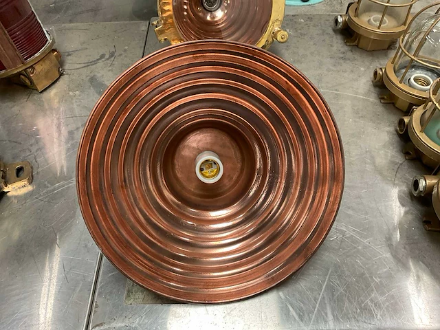 Vintage marine lamp - afbeelding 2 van  2