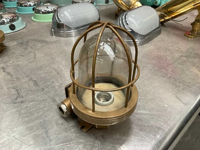 Vintage marine lamp - afbeelding 2 van  4