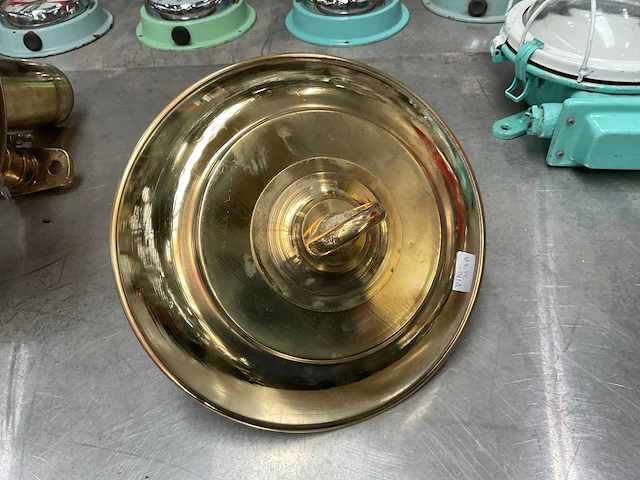 Vintage marine lamp - afbeelding 3 van  3