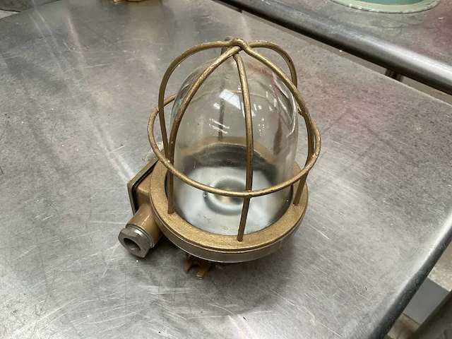 Vintage marine lamp - afbeelding 2 van  4
