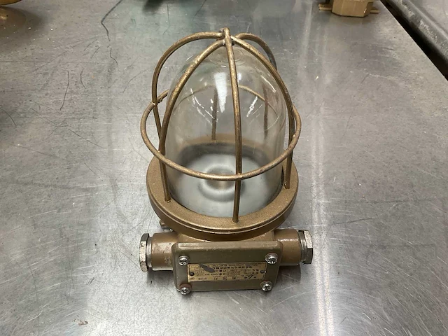 Vintage marine lamp - afbeelding 3 van  4