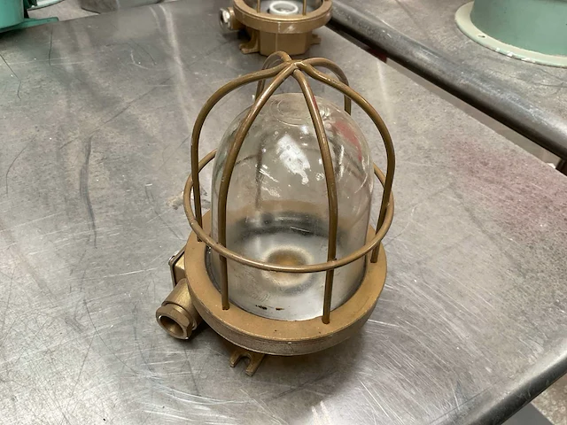 Vintage marine lamp - afbeelding 2 van  4