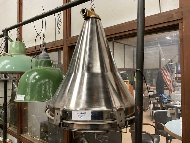 Vintage marine lamp - afbeelding 1 van  3