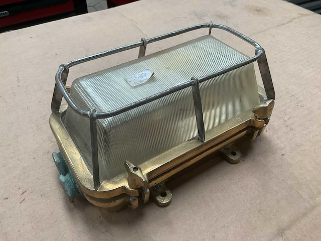 Vintage marine lamp - afbeelding 4 van  5