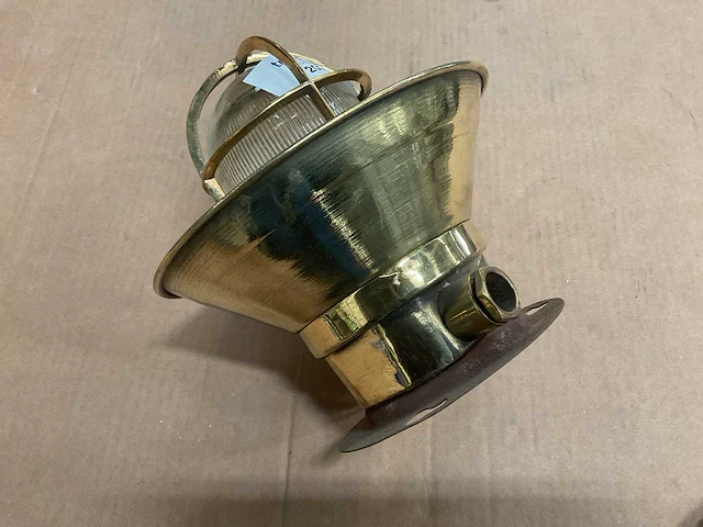 Vintage marine lamp - afbeelding 4 van  4