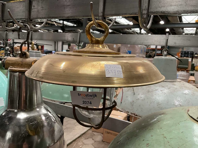 Vintage marine lamp - afbeelding 2 van  3
