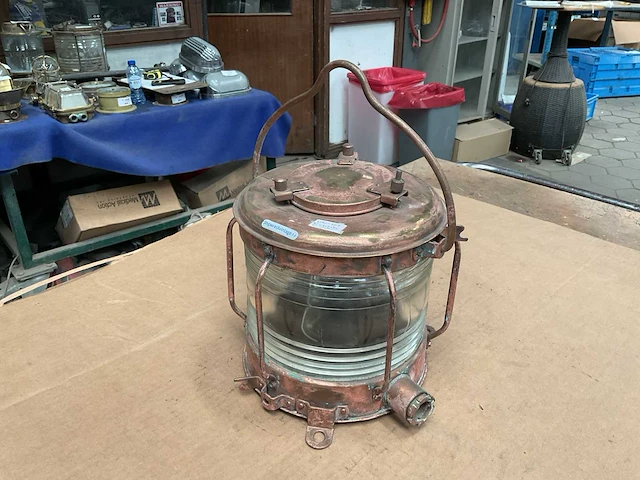 Vintage marine lamp - afbeelding 2 van  5