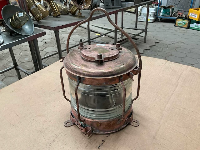 Vintage marine lamp - afbeelding 3 van  5