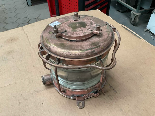 Vintage marine lamp - afbeelding 4 van  5