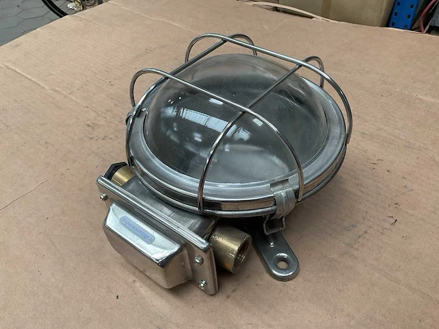 Vintage marine lamp - afbeelding 2 van  4