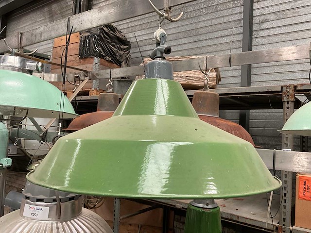 Vintage marine lamp - afbeelding 2 van  3