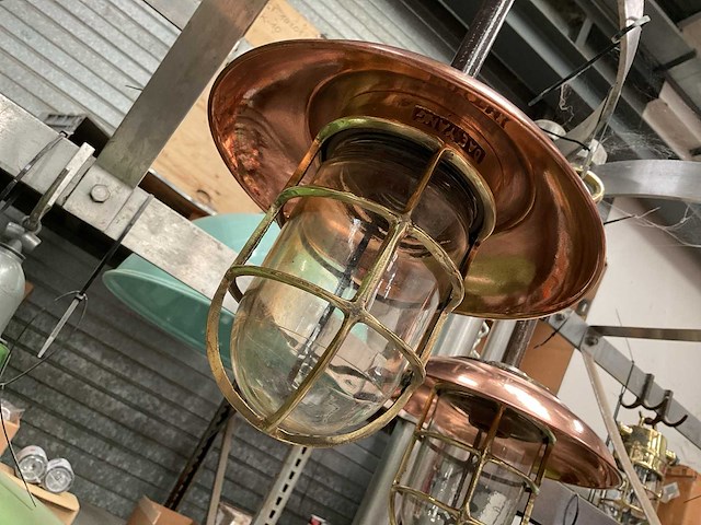 Vintage marine lamp - afbeelding 3 van  3