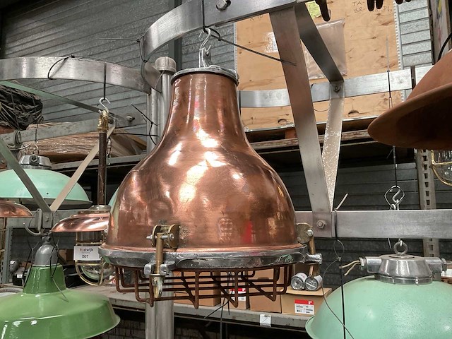 Vintage marine lamp - afbeelding 2 van  3