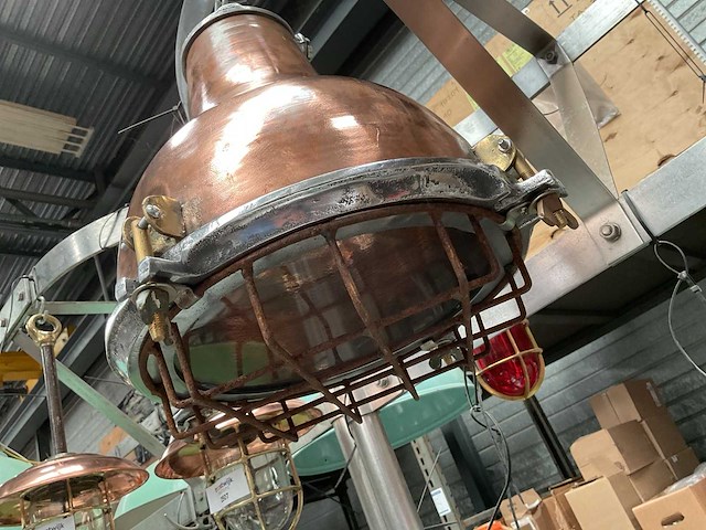 Vintage marine lamp - afbeelding 3 van  3