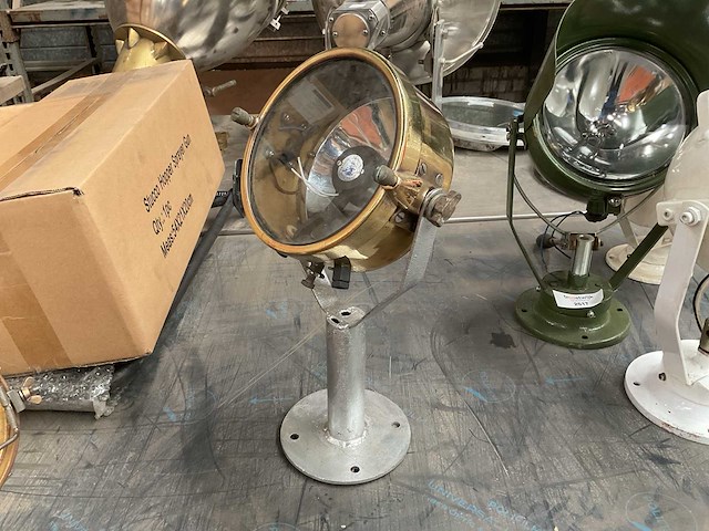 Vintage marine lamp - afbeelding 2 van  4