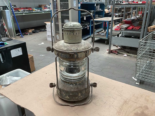Vintage marine lamp - afbeelding 2 van  4