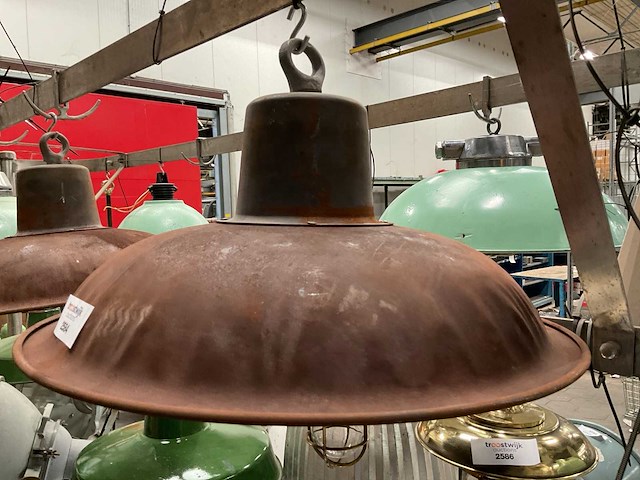 Vintage marine lamp - afbeelding 2 van  3