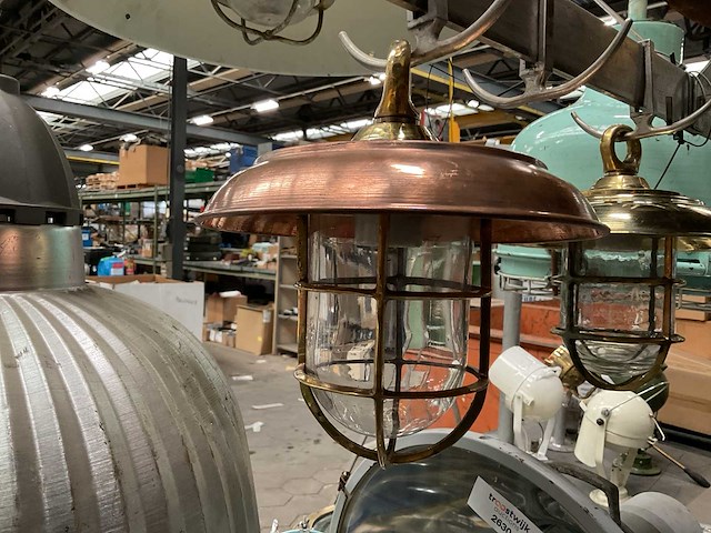 Vintage marine lamp - afbeelding 1 van  3