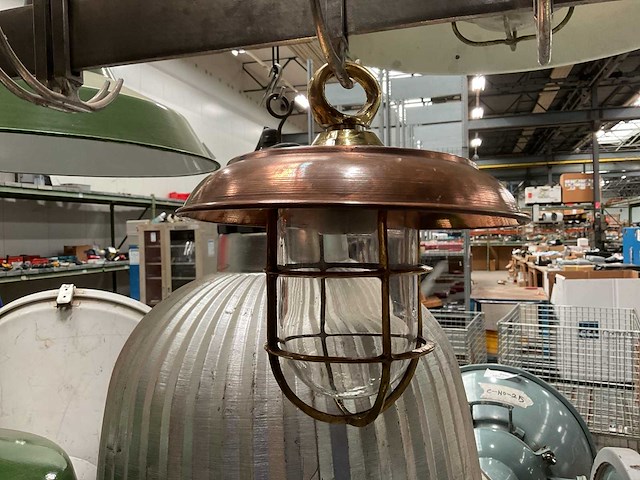 Vintage marine lamp - afbeelding 2 van  3