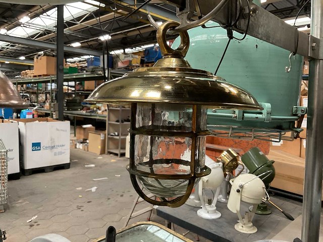 Vintage marine lamp - afbeelding 1 van  3