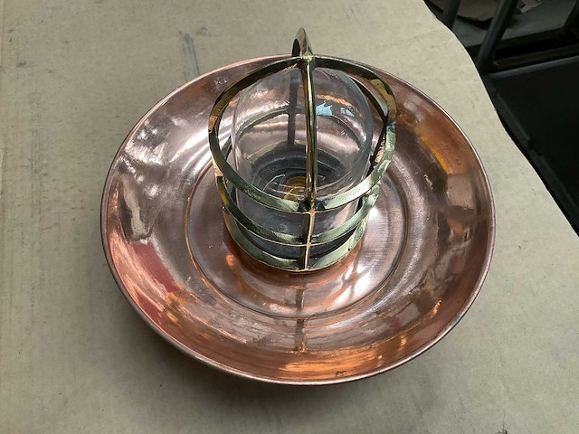 Vintage marine lamp - afbeelding 3 van  4