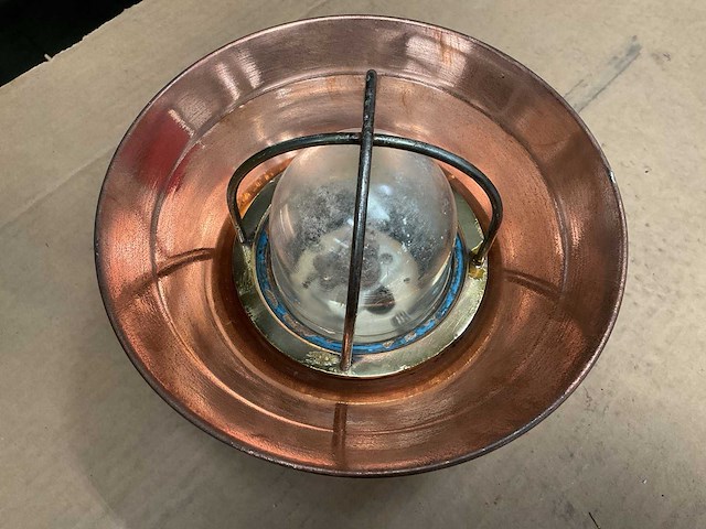 Vintage marine lamp - afbeelding 3 van  4