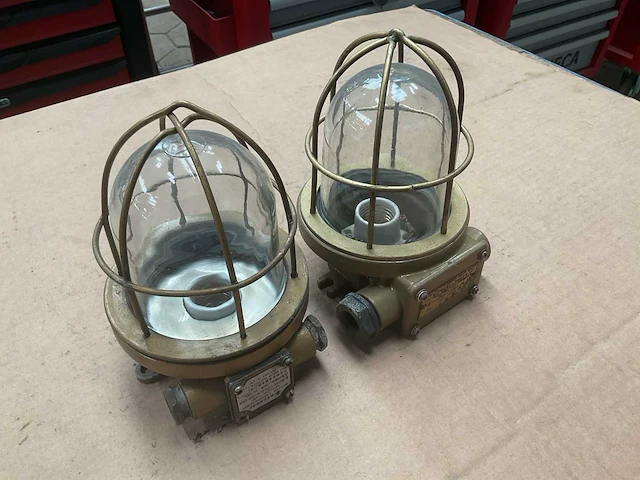Vintage marine pendant light (2x) - afbeelding 1 van  4