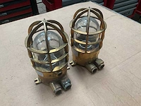 Vintage marine pendant light (2x) - afbeelding 1 van  4