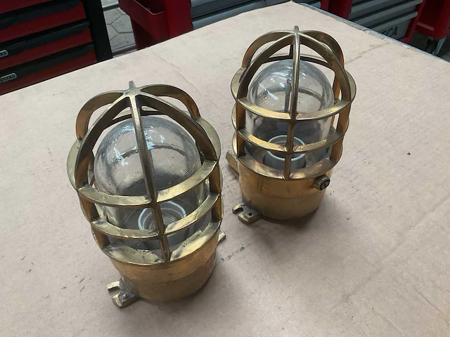 Vintage marine pendant light (2x) - afbeelding 3 van  4