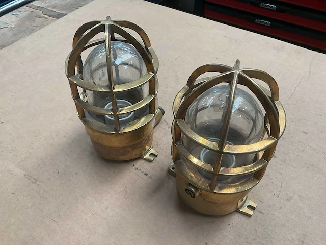 Vintage marine pendant light (2x) - afbeelding 4 van  4
