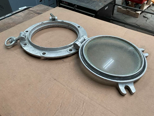 Vintage marine porthole (2x) - afbeelding 4 van  5