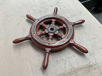Vintage marine stuurrad - afbeelding 1 van  4