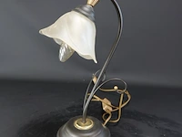 Vintage messing tafellamp - afbeelding 1 van  5