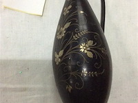 Vintage metalen vaas - afbeelding 2 van  2