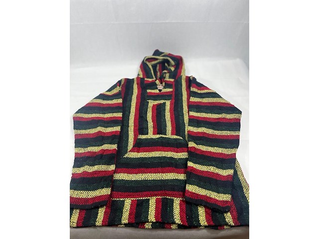 Vintage mexicaanse deken poncho’s – baal van 60 stuks - afbeelding 2 van  3