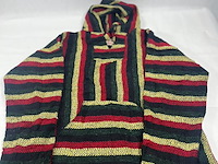 Vintage mexicaanse deken poncho’s – baal van 60 stuks - afbeelding 2 van  3