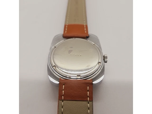 Vintage nilax mechanisch horloge met guilloche wijzerplaat - afbeelding 7 van  7