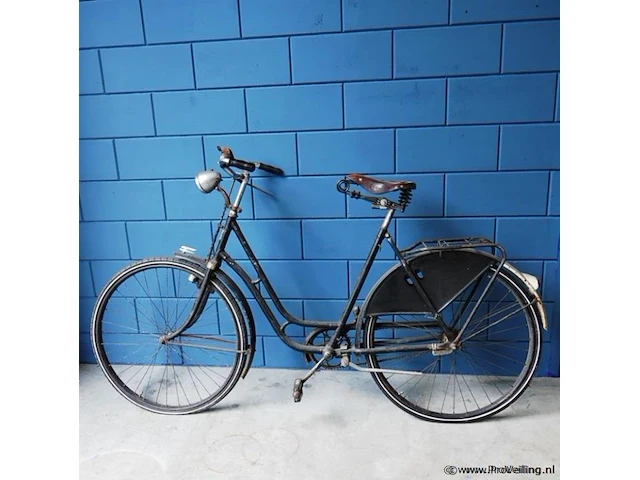 Vintage omafiets merk gazelle model rixe - afbeelding 1 van  5