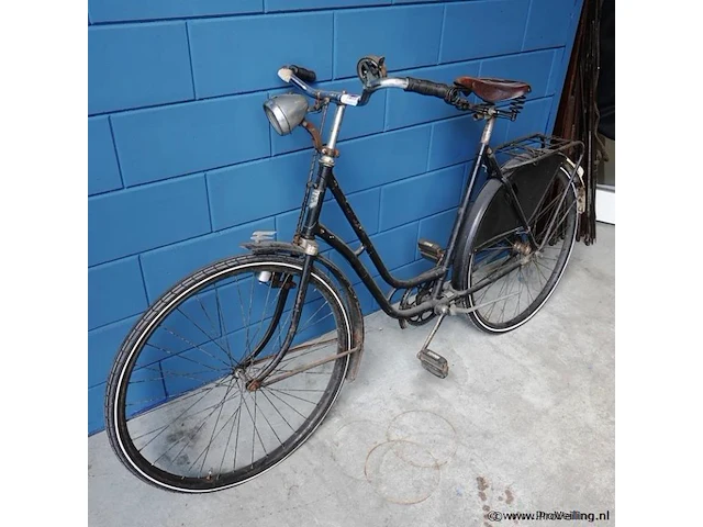 Vintage omafiets merk gazelle model rixe - afbeelding 2 van  5