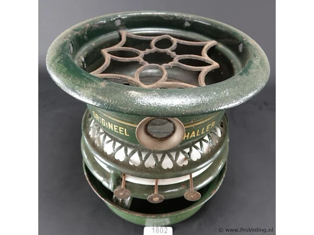Vintage origineel haller oliestel - afbeelding 2 van  5