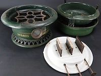 Vintage origineel haller oliestel - afbeelding 4 van  5