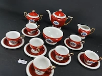 Vintage p.a.l.t. czechoslvakia porseleinen theeset - afbeelding 3 van  5