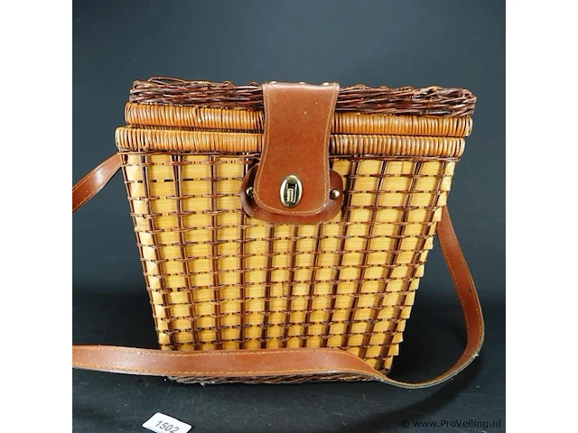 Vintage picknickmand - afbeelding 2 van  5