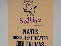 Vintage poster "scapino" ballet - afbeelding 1 van  3